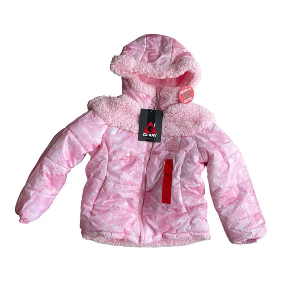 Gerry Weber Pink Kids Winter Jacket size 6 Reversible jacket - Picture 7 of 13